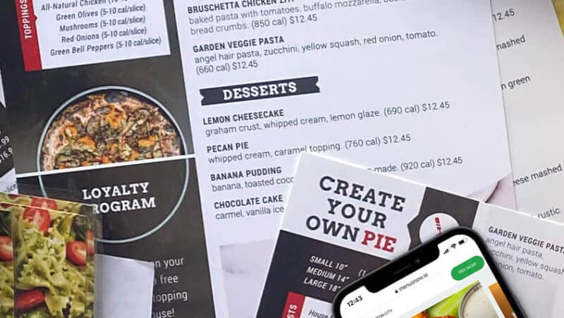 Consolidate your print and digital menu management