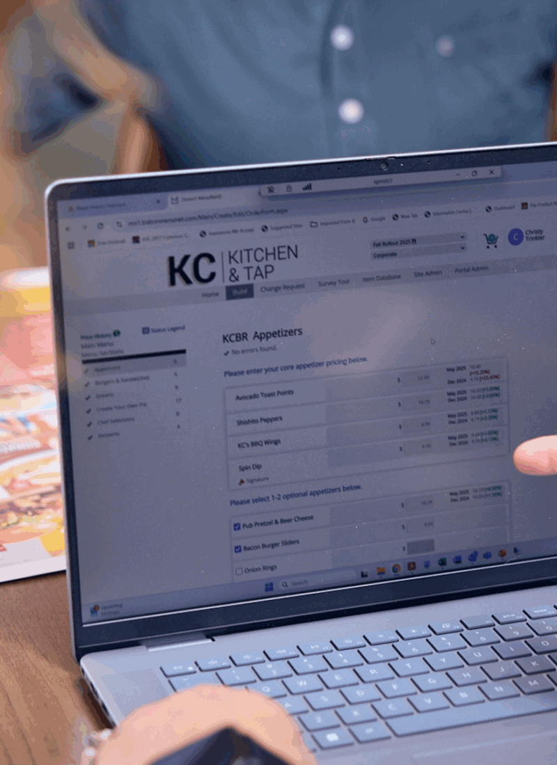 Franchisee Menu Pricing Tool
